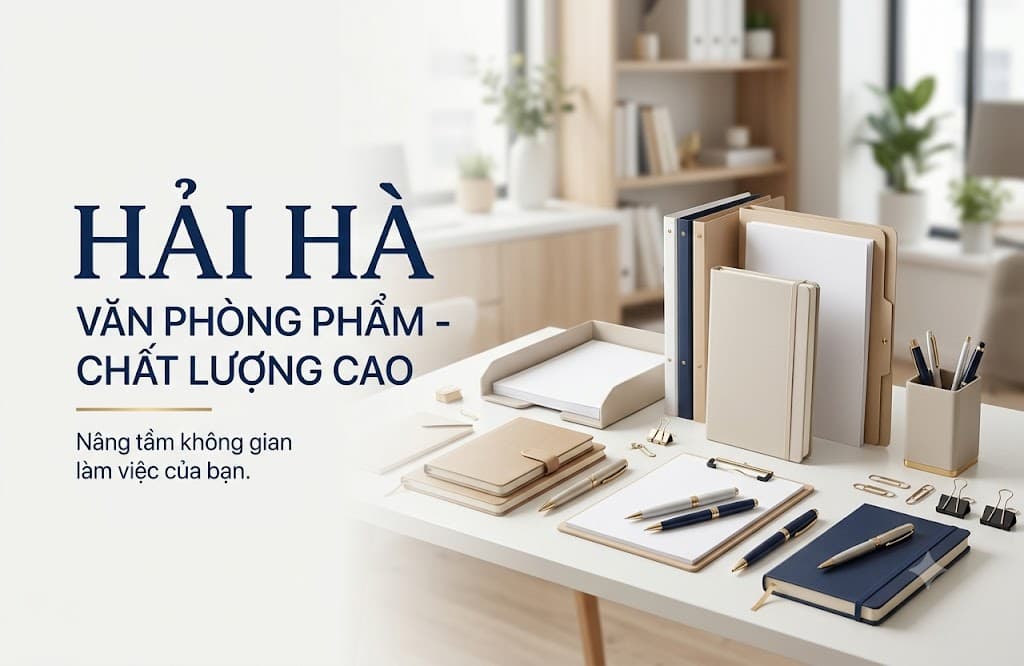 Banner văn phòng phẩm Hải Hà chất lượng cao