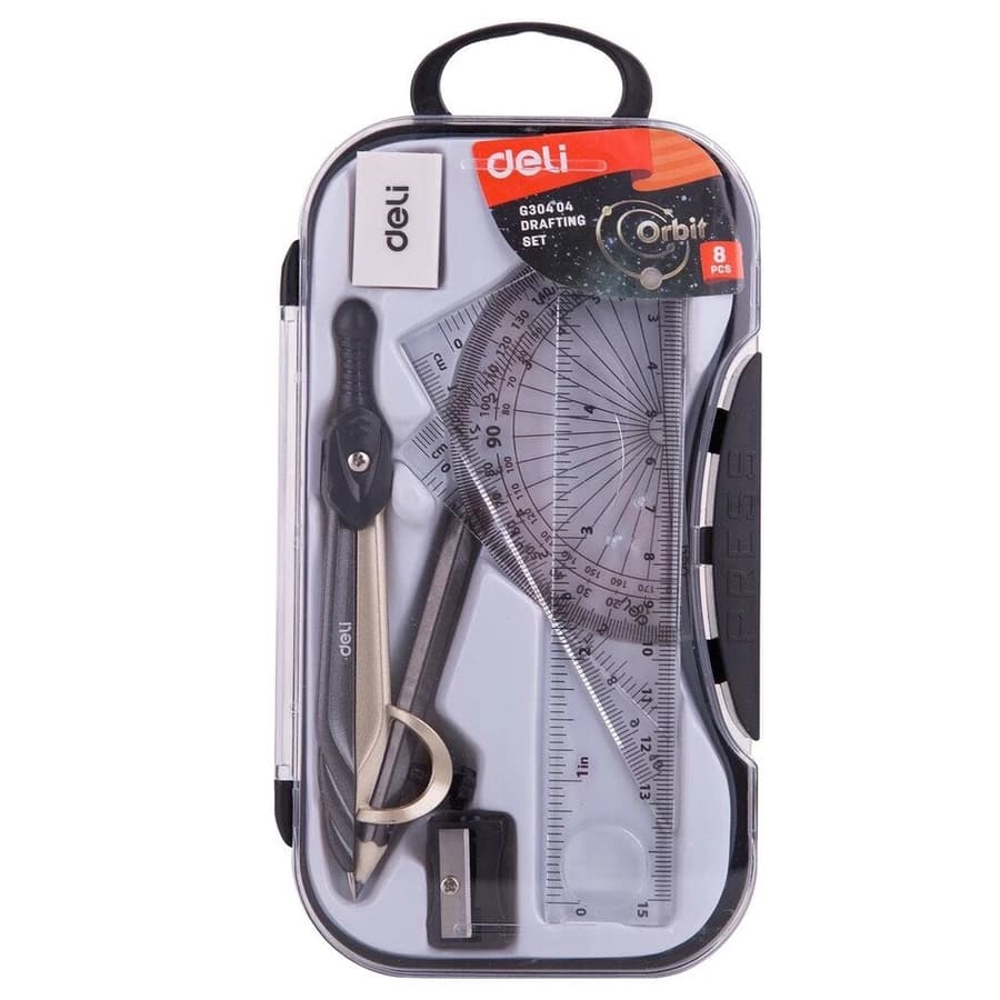 Ảnh sản phẩm Bộ Eke, Compa Deli G30404