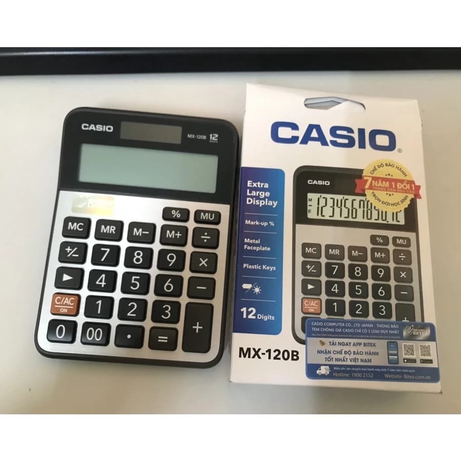 Ảnh sản phẩm MÁY TÍNH CASIO MX-120B -12 SỐ