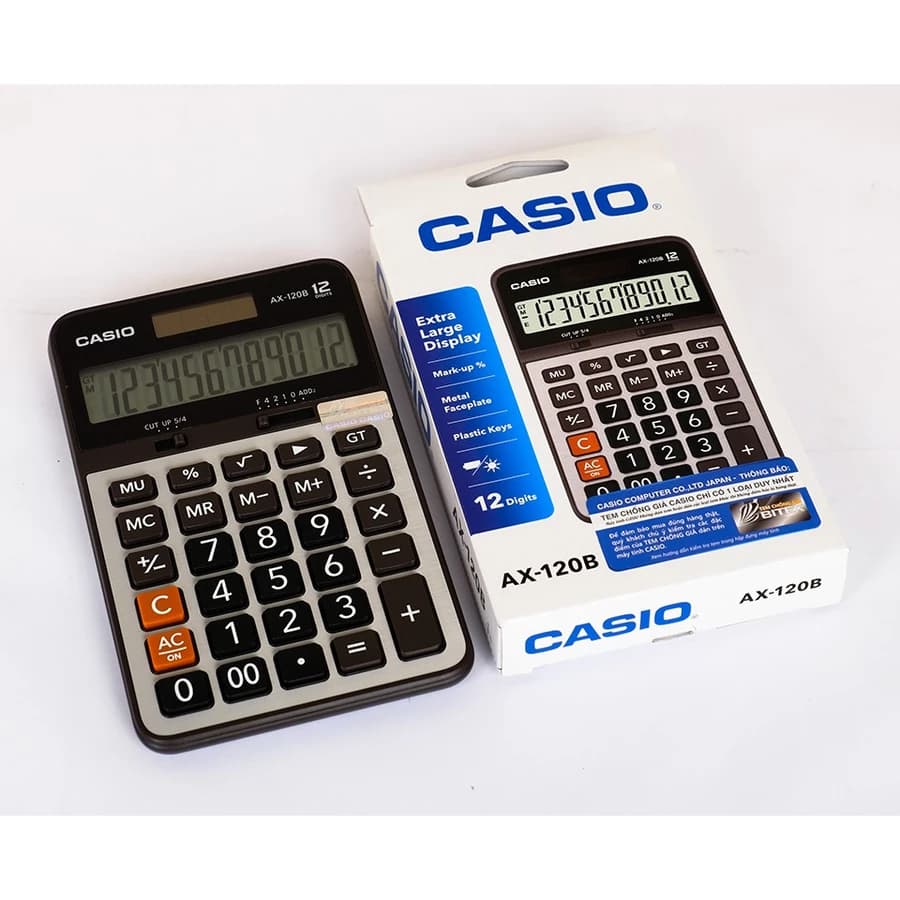 Ảnh sản phẩm MÁY TÍNH CASIO AX-120B