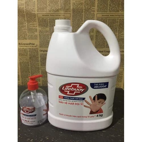 Ảnh sản phẩm Nước rửa tay Lifebuoy can 4 kg